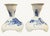 Royal Copenhagen Blue Flower 10/1711 Pair Porcelain Candlesticks Denmark Vintage For Sale - Image 4 of 9