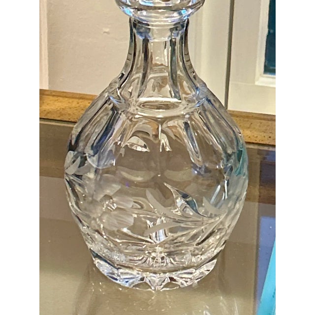 Gorham Gorham Vintage Crystal Decanter For Sale - Image 4 of 10