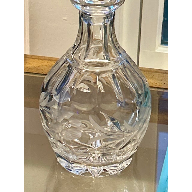 Gorham Vintage Gorham Crystal Decanter For Sale - Image 4 of 10