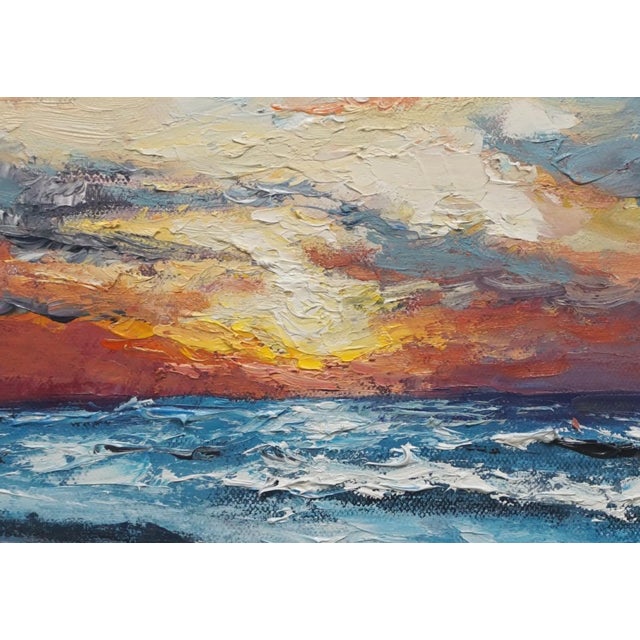 Original Oil Landscape of Sunset For Sale - Image 4 of 5