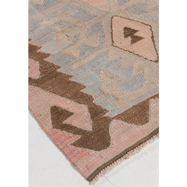 Vintage Turkish Kilim Rug 5'9 X 12' For Sale In New York - Image 6 of 8
