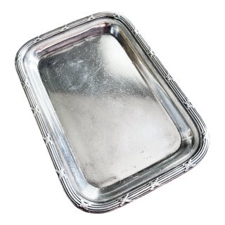 Vintage 1926 Silver Plated Pullman Train Car Tip Tray For Sale