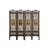 This exquisite four-panel wooden room divider showcases exceptional traditional craftsmanship, featuring intricate...