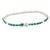 Natural emerald 3.47cts & diamond 0.63cts bracelet in 18k gold For Sale - Image 17 of 18