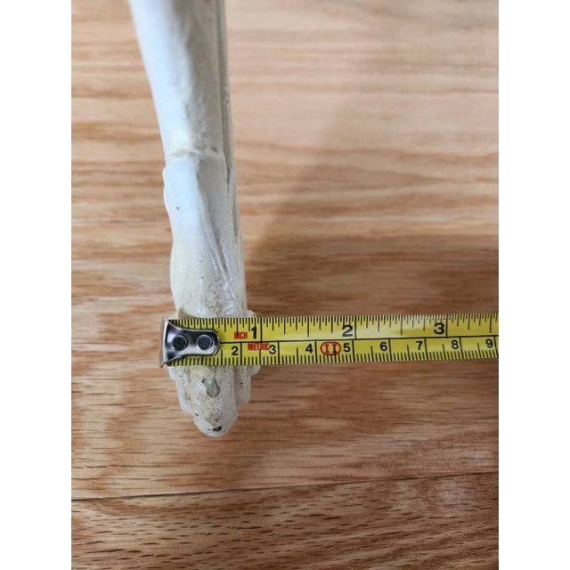 Mid 20th Century Neo-Classical Cast Alloy Bench For Sale - Image 10 of 11