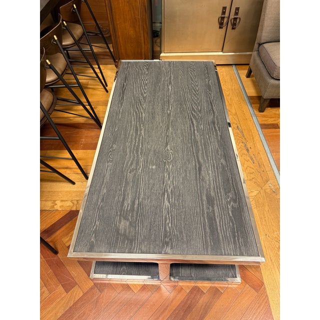 Design Plus Gallery presents the Soto Coffee Table from Interlude Home. This contemporary rectangular table combines black...