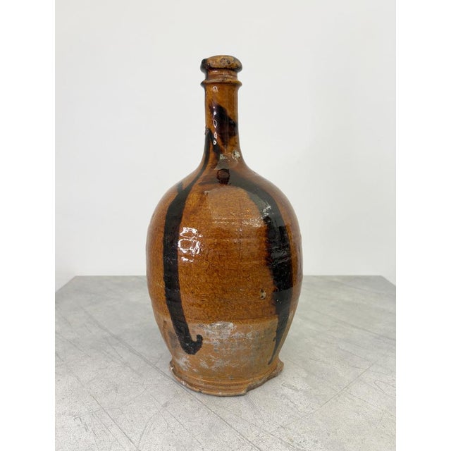 Large Antique Striped Bottle For Sale - Image 13 of 13