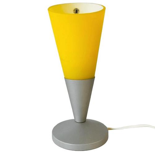Late 20th Century Vintage Kryolit Table Lamp in Grey and Yellow from Ikea, 1990s For Sale - Image 5 of 9