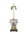 Early 21st Century Vintage Hand-Painted Nautical-Themed Wooden Urn-Shaped Table Lamps - Pair For Sale - Image 5 of 12