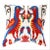 Red Contemporary Velvet Ikat Bohemian Throw Pillow For Sale - Image 8 of 8