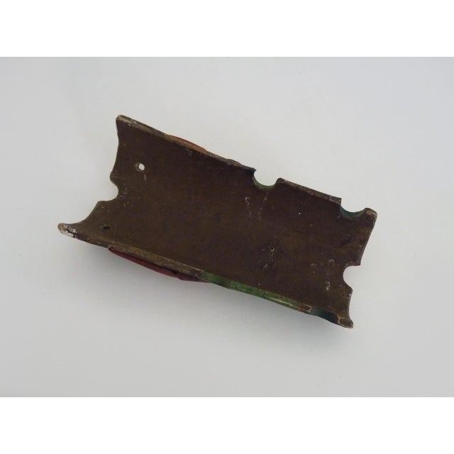 Ceramic Vintage Brazilian Folk Art Wall Mask of Moura in Clay, 1990s For Sale - Image 7 of 8