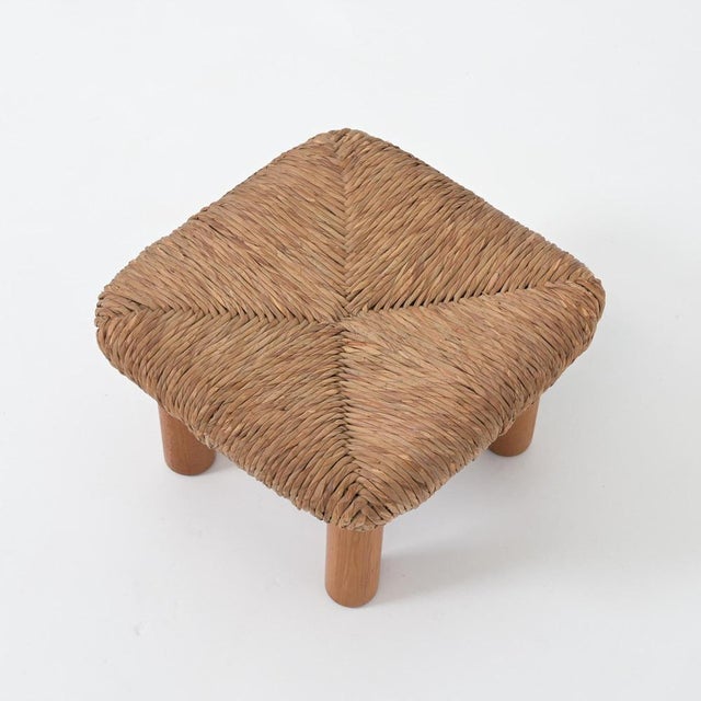 Brown Modernist Stool by Wim Den Boon, 1960s For Sale - Image 8 of 18