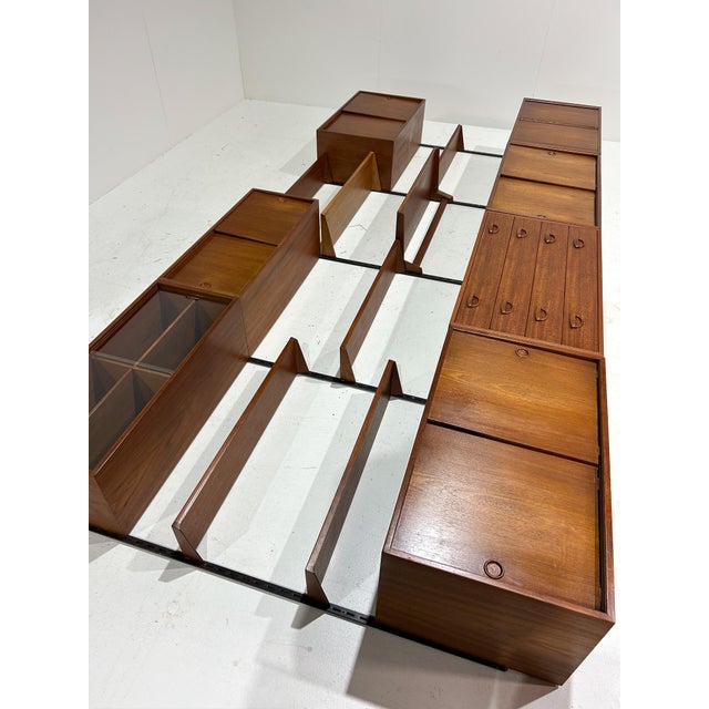1960s Modular Wall Unit in Teak by Kai Kristiansen for FM Møbler, Denmark, 1960s For Sale - Image 5 of 18