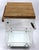 Lucite Chrome and Wood Serving Cart For Sale - Image 12 of 13