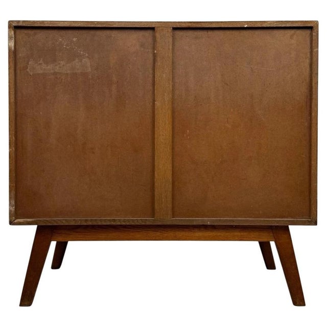 Brown Vintage 20th Century English Golden Oak Chest of Drawers For Sale - Image 8 of 12