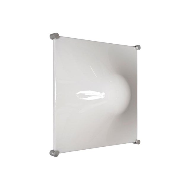 Bolla Lamp in White Acrylic Glass by Elio Martinelli for Martinelli Luce, Italy, 1960s For Sale - Image 10 of 15