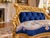 1980s French Artisan Louis XVI Blue Beech Settee For Sale - Image 4 of 10