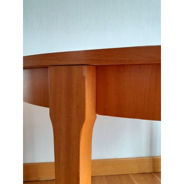 Extendable Danish Round Table, 1960 For Sale - Image 15 of 18