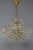 Mid-Century Modern Seven Light Crystal Glass and Gilt Brass Chandelier, Germany, 1970s For Sale - Image 3 of 18