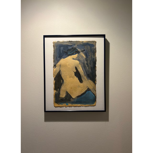 Contemporary 2025 Abstract Nude Figure Painting, Framed For Sale - Image 3 of 4