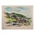 Henry Emil Salloch Original Watercolor on Paper Cape Breton St Margaret, Ns, Canada. 1953. For Sale