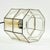 Black Mid-Century Modern Pendant Light in Glass and Brass from Limburg, Germany, 1960s For Sale - Image 8 of 12