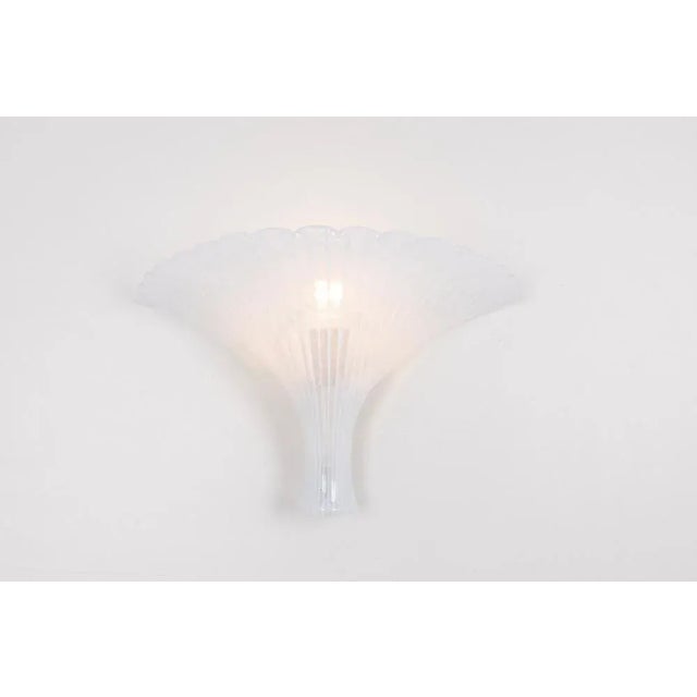 Large Murano Glass Wall Sconce attributed to Barovier & Toso, Italy, 1970s For Sale - Image 6 of 13