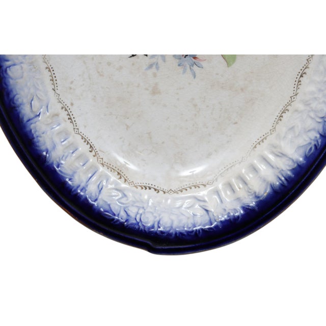 French Saxon China Co. Small Ceramic Platter For Sale In Tampa - Image 6 of 7