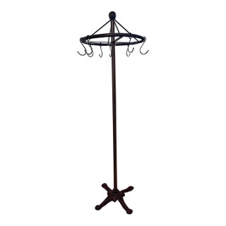 Vintage Cast Iron Coat Rack Restoration Hardware For Sale