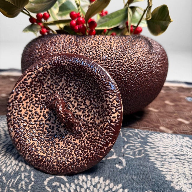 Shiso-Te Yū Mizusashi Water Container from Noma Gazan, Japan, 1970s For Sale - Image 6 of 17