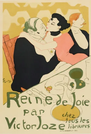 1946 Affiche Reine De Joie, Toulouse Lautrec, Les Editions Holbein