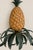 1990s Vintage Curry & Company Pineapple Wall Sconces Lights - A Pair For Sale - Image 5 of 7