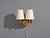 Hans-Agne Jakobsson, Double Arm Wall Sconce, Brass, Sweden, 1960s For Sale - Image 4 of 11