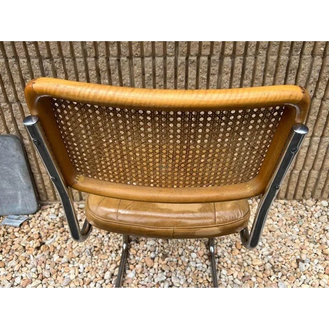 Mid 20th Century Mid Century Cesca Style Cane Back Counter Stool For Sale In Washington DC - Image 6 of 11