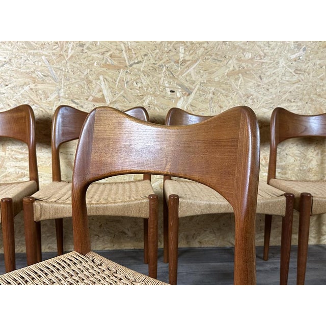 Mid-Century Chairs in Teak by Niels O Möller for J L Møllers, 1960s, Set of 6 For Sale - Image 9 of 18