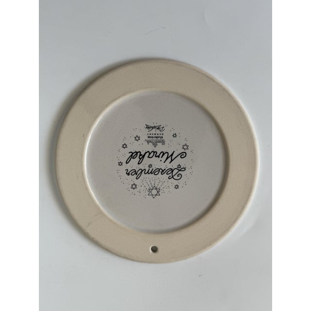 Poetic Ceramic December Series Wall Plate by Björn Wiinblad for Rosenthal Studio Line, Germany For Sale - Image 3 of 5