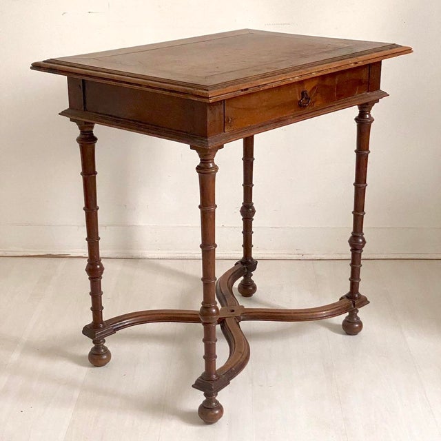 Brown Small Louis XIII Style Desk For Sale - Image 8 of 8
