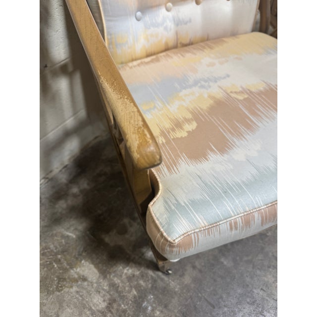 Wood Vintage Thomasville Hollywood Regency Chairs - A Pair For Sale - Image 7 of 11