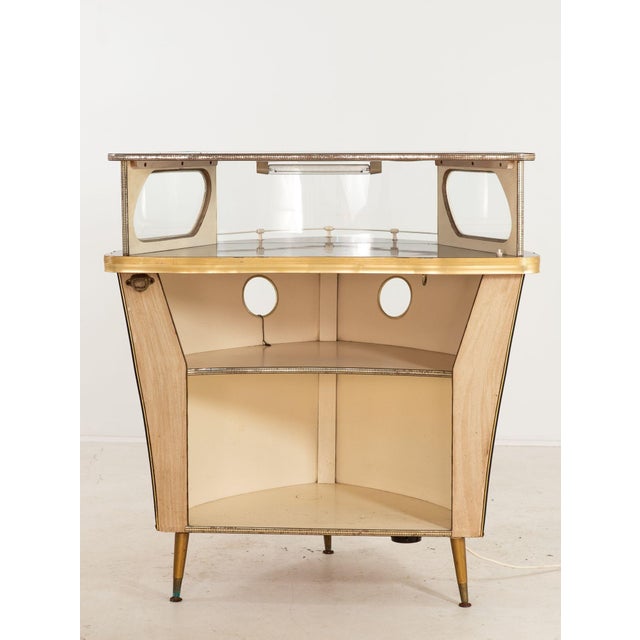 1960s Cocktail Bar in the Shape of a Boat Bow, England 1960s For Sale - Image 16 of 18