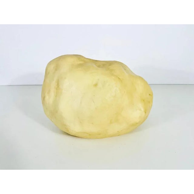 Beautiful Italian table lamp in the shape of a moon rock. It has an extraordinary design in the style of the lamps made by...