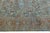 Textile Antique Mahal Wool Rug in Muted Muted Sky Blue and Terracotta For Sale - Image 7 of 11