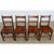Early 18th Century Early 18th Century English Set of Four Georgian Period Oak Dining Chairs For Sale - Image 5 of 11