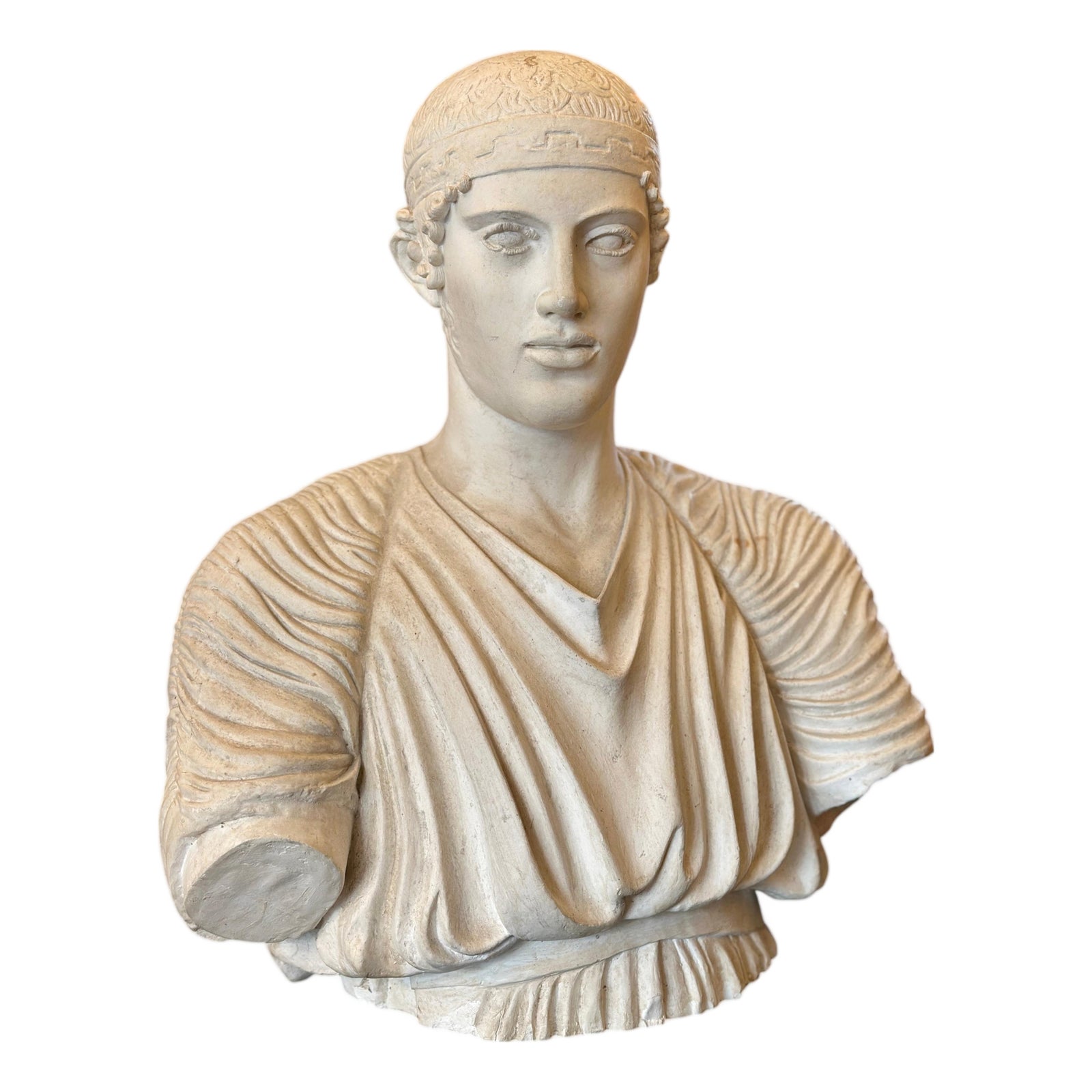 Unknown, The Charioteer of Delphi, 19th Century, Plaster | Chairish