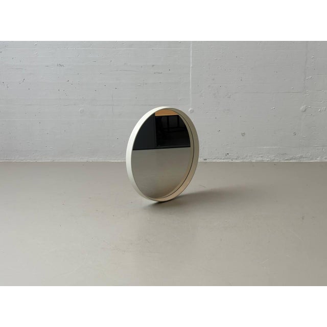White Space Age Wall Mirror from Möbel Mann Vertrieb, Italy, 1970s For Sale - Image 8 of 16