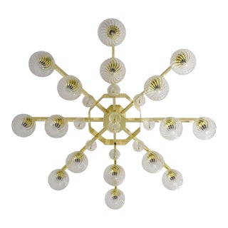 21st Century Modern Murano Flush Mount by Fabio LTD For Sale