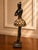 Uttermost Uttermost Bronze Finish Contemporary Ballerina Sculpture With Floral Petal Skirt For Sale - Image 4 of 7