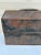 Vintage mid-century modern industrial aged toolbox. Incredible patina with many years of rust, paint, and aging...