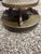 Vintage Hollywood Regency Textured Glass & Aged Brass Table Lamp For Sale In Buffalo - Image 6 of 6