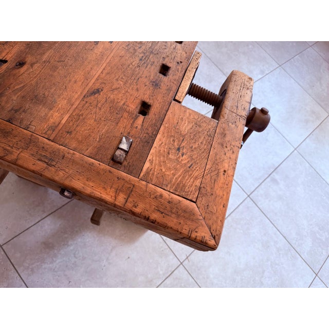 Antique German Workbench, 1890s For Sale - Image 9 of 16