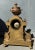 19th Century French Gilt Mantel Clock With Red Sevres Style Porcelain For Sale - Image 12 of 16